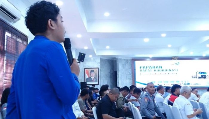Ketua Pengurus Cabang (PC) Pergerakan Mahasiswa Islam Indonesia (PMII) Kabupaten Serang, Refaldi Hendrika Bayu Putra