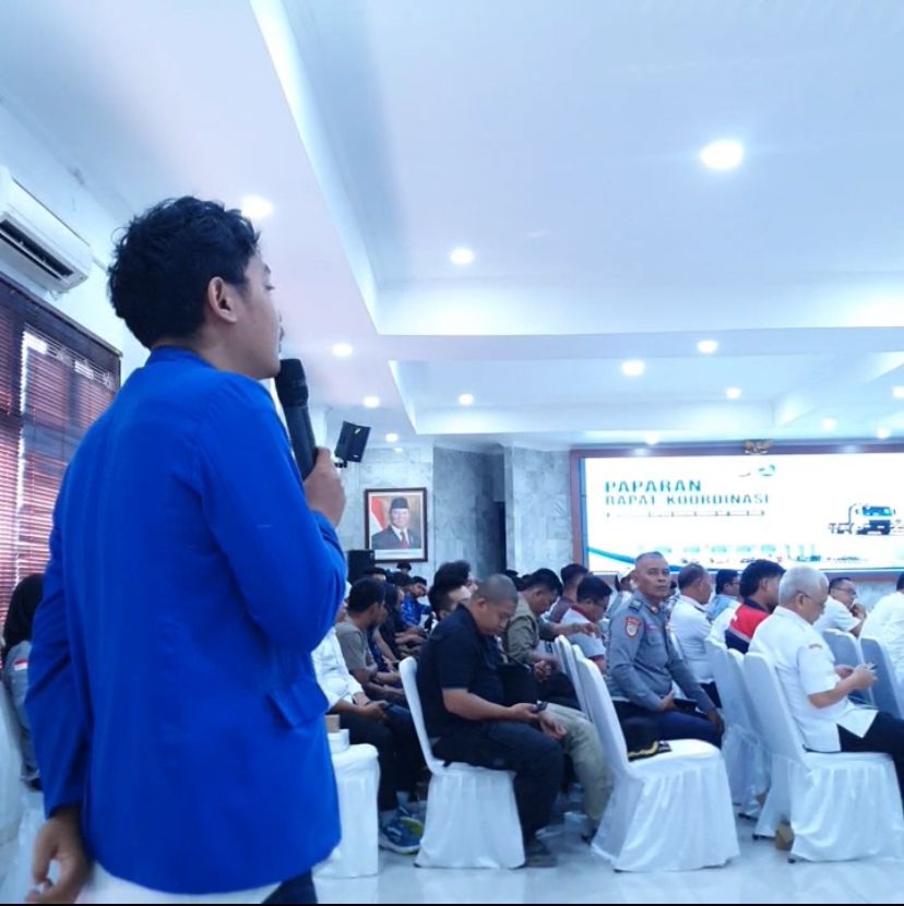 Ketua Pengurus Cabang (PC) Pergerakan Mahasiswa Islam Indonesia (PMII) Kabupaten Serang, Refaldi Hendrika Bayu Putra