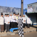 Peserta kafilah dari enam kelurahan di Kecamatan Cibodas mengikuti pawai taaruf pembukaan STQ 2026 dengan penuh semangat dan nuansa religius.