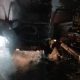 Petugas BPBD Kota Tangerang melakukan proses pemadaman truk yang terbakar di ruas Tol Jakarta-Tangerang KM 13 arah Jakarta dekat Rest Area Pinang.