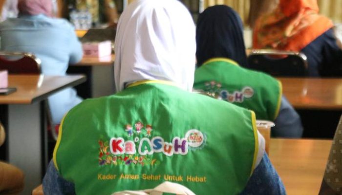 Puluhan orang tua siswa mengikuti pelatihan pengolahan pangan sehat berbasis B2SA yang digelar DKP Kota Tangerang di SMPN 1 Tangerang.