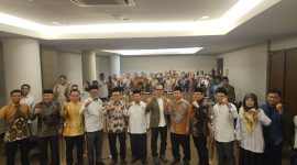 Rektor UIN SMH Banten Prof Muhammad Ishom saat menghadiri rapat koordinasi KKN Nusantara 2026 bersama perwakilan PTKIN se-Indonesia di Serang, Banten, Senin 11 Mei 2026