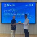 Rektor UIN Sultan Maulana Hasanuddin Banten Prof. Muhammad Ishom bersama jajaran pimpinan kampus saat melakukan pembahasan masterplan green campus dan transformasi digital bersama tim ITB di Bandung, Jumat, 8 Mei 2026.