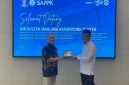 Rektor UIN Sultan Maulana Hasanuddin Banten Prof. Muhammad Ishom bersama jajaran pimpinan kampus saat melakukan pembahasan masterplan green campus dan transformasi digital bersama tim ITB di Bandung, Jumat, 8 Mei 2026.