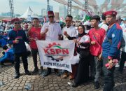 Gelombang Buruh Serang-Tangerang Padati Monas, KSPN Nikomas Gemilang Serukan Tuntutan di Hadapan Presiden