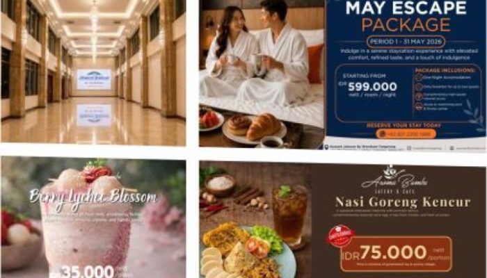 Suasana mewah Howard Johnson By Wyndham Tangerang dengan fasilitas hotel modern, restoran premium, dan ballroom eksklusif yang menjadi daya tarik baru di Kota Tangerang.