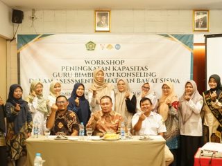 Suasana workshop asesmen minat dan bakat yang diikuti Guru BK se-Kabupaten Pandeglang di Horison Altama, Rabu, 6 Mei 2026
