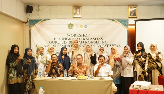Suasana workshop asesmen minat dan bakat yang diikuti Guru BK se-Kabupaten Pandeglang di Horison Altama, Rabu, 6 Mei 2026