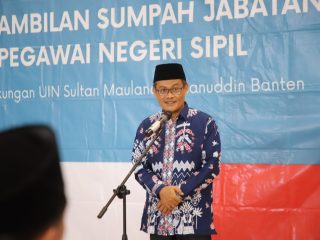 ASN Baru UIN Banten Digeber, Rektor Targetkan Jurnal Scopus dan Lahirkan Guru Besar Muda Sebelum Usia 40 Tahun