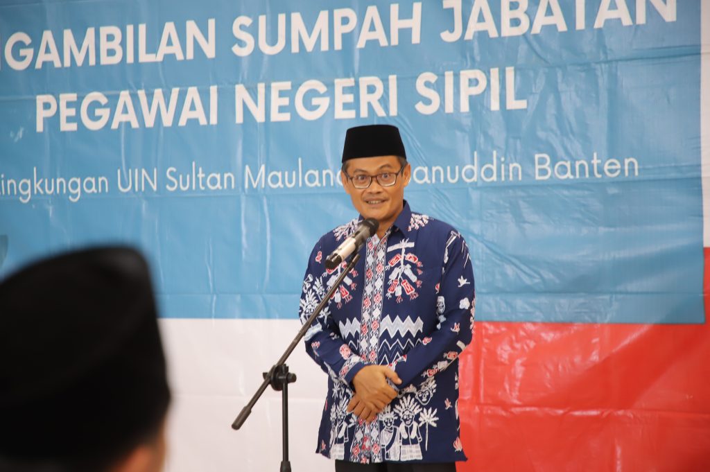 UIN Sultan Maulana Hasanuddin Banten resmi melantik 37 PNS baru. Rektor Prof Muhammad Ishom menargetkan peningkatan jurnal internasional Scopus dan lahirnya guru besar muda usia 40 tahun demi memperkuat daya saing kampus.