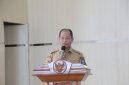 Wakil Bupati Serang Muhammad Najib Hamas saat memberikan pernyataan terkait kasus dugaan korupsi dana desa di Desa Petir, Kabupaten Serang.