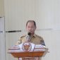 Wakil Bupati Serang Muhammad Najib Hamas saat memberikan pernyataan terkait kasus dugaan korupsi dana desa di Desa Petir, Kabupaten Serang.