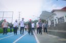 Wakil Wali Kota Tangerang Selatan, Pilar Saga Ichsan, meninjau langsung progres akhir pembangunan Taman Ciputat Timur yang segera dibuka untuk masyarakat.