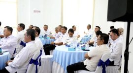 Wali Kota Tangerang Sachrudin saat membuka Pelatihan Komunikasi Publik bagi pimpinan perangkat daerah di Gedung Graha Bhakti Karya, Tangerang