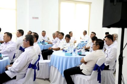 Wali Kota Tangerang Sachrudin saat membuka Pelatihan Komunikasi Publik bagi pimpinan perangkat daerah di Gedung Graha Bhakti Karya, Tangerang