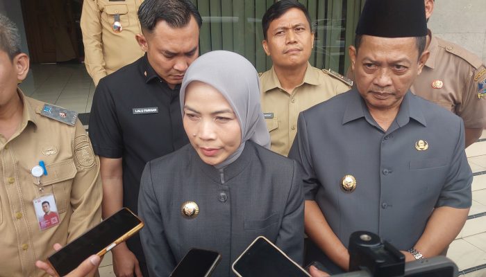 Bupati Serang Ratu Rachmatuzakiyah menghadiri Sosialisasi Kebijakan Ketahanan Pangan Lokal dan Pemberdayaan Masyarakat Desa dalam Menghadapi Dampak Perubahan Iklim di Hotel Swiss-Belinn Cikande, Selasa (30/6/2026).