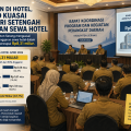Ilustrasi kegiatan rapat pemerintah daerah di hotel. Tiga OPD menjadi penyerap terbesar anggaran sewa hotel dalam APBD Kabupaten Serang Tahun 2026.
