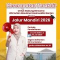 Jangan Sampai Terlewat, UIN SMH Banten Masih Buka Jalur Mandiri 2026, Pendaftaran Ditutup 10 Juli