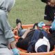 Mahasiswa UIN Sultan Maulana Hasanuddin Banten mengikuti simulasi evakuasi gempa bumi dan tsunami bersama BPBD Provinsi Banten sebagai bagian dari penguatan budaya mitigasi bencana.