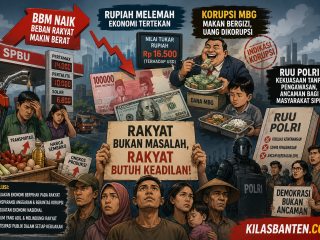 Ketika Rakyat Menanggung Beban: BBM Naik, Rupiah Melemah, Korupsi MBG Menguat, dan Bayang-Bayang RUU Polri