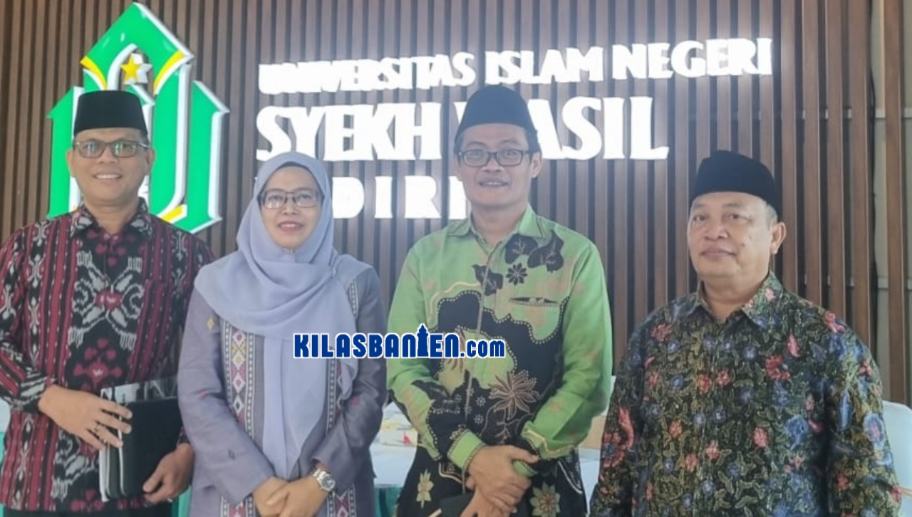 Menteri Agama Prof. Nasaruddin Umar menyampaikan pemaparan mengenai Teologi Ahadiyah sebagai paradigma baru integrasi ilmu pengetahuan dalam Seminar Pengembangan PTKIN Berbasis Teologis di UIN Syekh Wasil Kediri, Sabtu, 20 Juni 2026