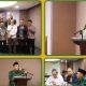 Rektor UIN SMH Banten Prof Muhammad Ishom bersama jajaran pimpinan universitas saat membuka kegiatan penyusunan dan sinkronisasi draft statuta baru di Hotel Soll Marina