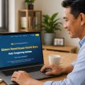 Wali murid mengakses website SPMB Kota Tangerang Selatan untuk mengikuti proses pendaftaran peserta didik baru secara daring.