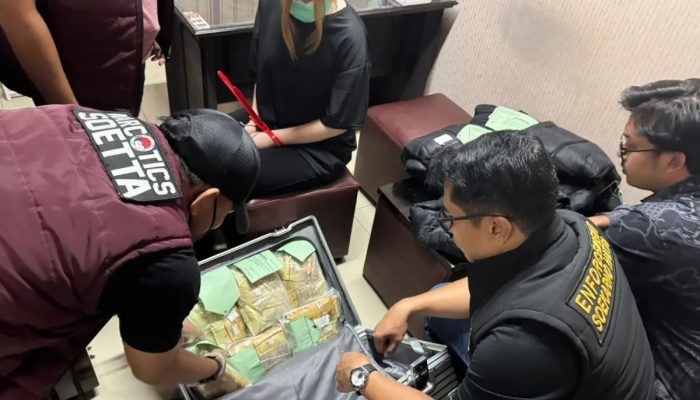 Polresta Bandara Soetta gagalkan penyelundupan 10,8 kg ketamin Rp10,9 miliar.