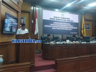 DPRD Kabupaten Serang Sahkan Pertanggungjawaban APBD 2025, Banggar Beberkan PR Besar PAD hingga Serapan Belanja Modal yang Masih Rendah