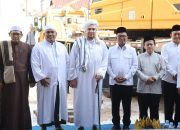 Andra Soni Tancap Tiang Perdana Masjid Al Mubarokah, Tegaskan Masjid Harus Cetak Generasi Unggul dan Bangun Peradaban