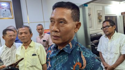 Ketua Pelaksana Dian Hadi menjelaskan Fun Bike Jelajah Kota Serang 2026 yang didukung Wali Kota Serang dengan rute sekitar 25 kilometer.