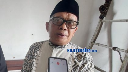 KH Matin Syarkowi menyampaikan dukungan kepada Polri agar mengusut dugaan korupsi pengadaan batu bara secara profesional, transparan, dan tanpa pandang bulu, Kamis, 9 Juli 2026. (Redaksi Kilas Banten)