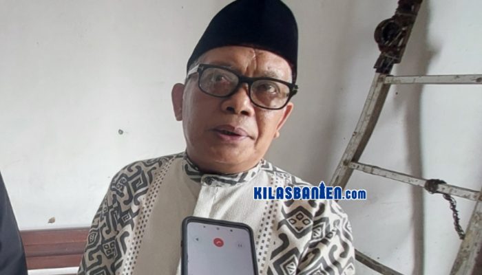KH Matin Syarkowi menyampaikan dukungan kepada Polri agar mengusut dugaan korupsi pengadaan batu bara secara profesional, transparan, dan tanpa pandang bulu, Kamis, 9 Juli 2026. (Redaksi Kilas Banten)