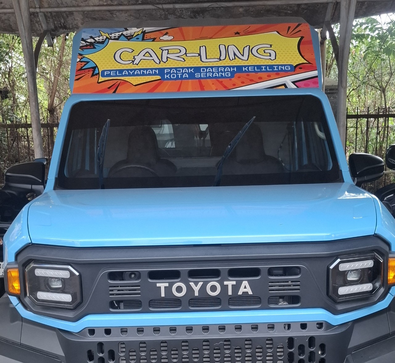 Mobil CAR-LING Bapenda Kota Serang memberikan layanan LDR untuk pembayaran PBB-P2, SPPT baru, balik nama, dan administrasi perpajakan.