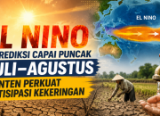Puncak El Nino Mengancam Juli–Agustus 2026, Banten Siaga Hadapi Kekeringan Ekstrem, Krisis Air Bersih Jadi Ancaman Nyata