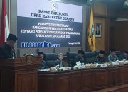 DPRD Kabupaten Serang Ketok Palu! Perda Pertanggungjawaban APBD 2025 Resmi Disahkan, SILPA Tembus Rp125,7 Miliar