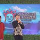 Suasana Kenduri Festival Volume 3 di Lapangan Al-Azhar Bintaro menampilkan pertunjukan seni budaya yang dipadukan dengan kampanye gaya hidup ramah lingkungan.