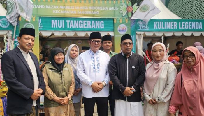 Wakil Wali Kota Tangerang Maryono Hasan membuka Halal Fest 2026 di Gedung MUI Kota Tangerang sebagai upaya memperkuat syiar Islam sekaligus mendorong pertumbuhan ekonomi pelaku UMKM.