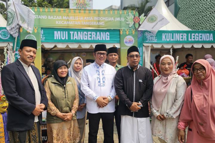 Wakil Wali Kota Tangerang Maryono Hasan membuka Halal Fest 2026 di Gedung MUI Kota Tangerang sebagai upaya memperkuat syiar Islam sekaligus mendorong pertumbuhan ekonomi pelaku UMKM.