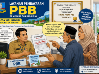Piagam Lunas PBB dari Bupati Tak Mampu Hapus Tagihan Pajak, Warga Desa Walikukun Kabupaten Serang Dibuat Bingung