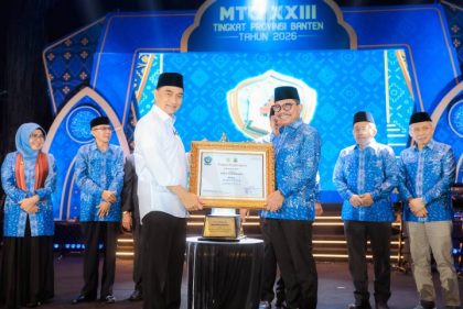 Kota Tangerang meraih Juara 2 MTQ XXIII Provinsi Banten 2026.