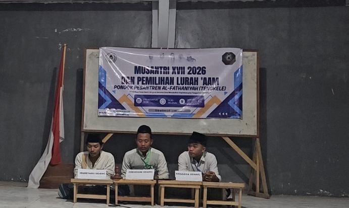 Agenda MUSANTRI XVII ORSAFAH di Gedung An-Nahdloh, menekankan pentingnya kepemimpinan santri yang berlandaskan akhlak Rasulullah SAW, Jumat, 7 Agustus 2026