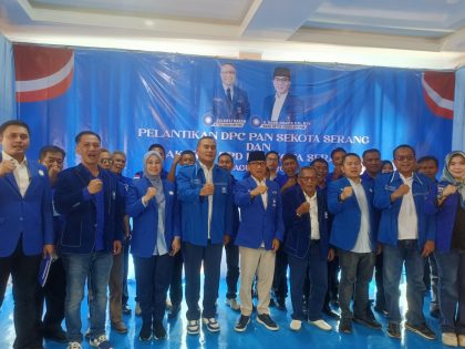 Wakil Ketua DPP PAN Yandri Susanto memberikan arahan kepada kader PAN Kota Serang untuk kembali membidik kursi wali kota.