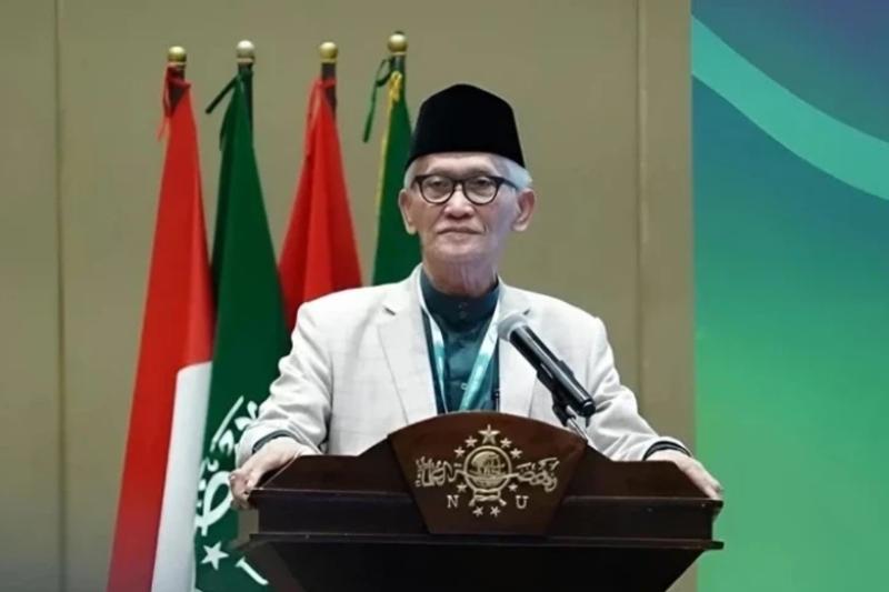 KH Miftachul Akhyar kembali ditetapkan sebagai Rais Aam PBNU periode 2026-2031 dalam Muktamar ke-35 Nahdlatul Ulama di Pondok Pesantren Bahrul Ulum, Jombang, Jawa Timur.
