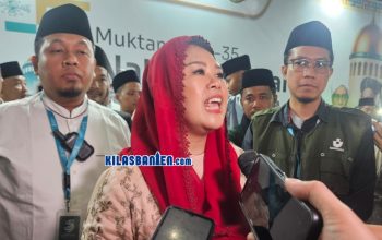 Ketua Badan Pengembangan Inovasi Strategis PBNU, Yenny Wahid, menyampaikan pesan persatuan kepada seluruh peserta Muktamar Nahdlatul Ulama ke-35 menjelang pemilihan Ketua Umum PBNU, Sabtu, 29 Agustus 2026