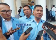 Ketua KONI Kabupaten Serang Syamsul Rizal Djahidi bersama jajaran pengurus periode 2026-2030 usai pelantikan di Pendopo Bupati Serang, Kamis (6/8/2026), menegaskan kesiapan menghadapi Porprov Banten 2026.