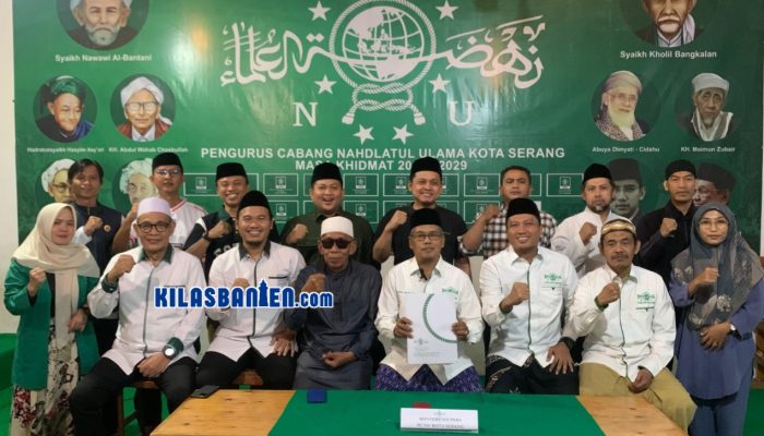 Pengurus Cabang Nahdlatul Ulama (PCNU) Kota Serang resmi mengirim 4 delegasi untuk mengikuti Muktamar Nahdlatul Ulama (NU) ke-35.