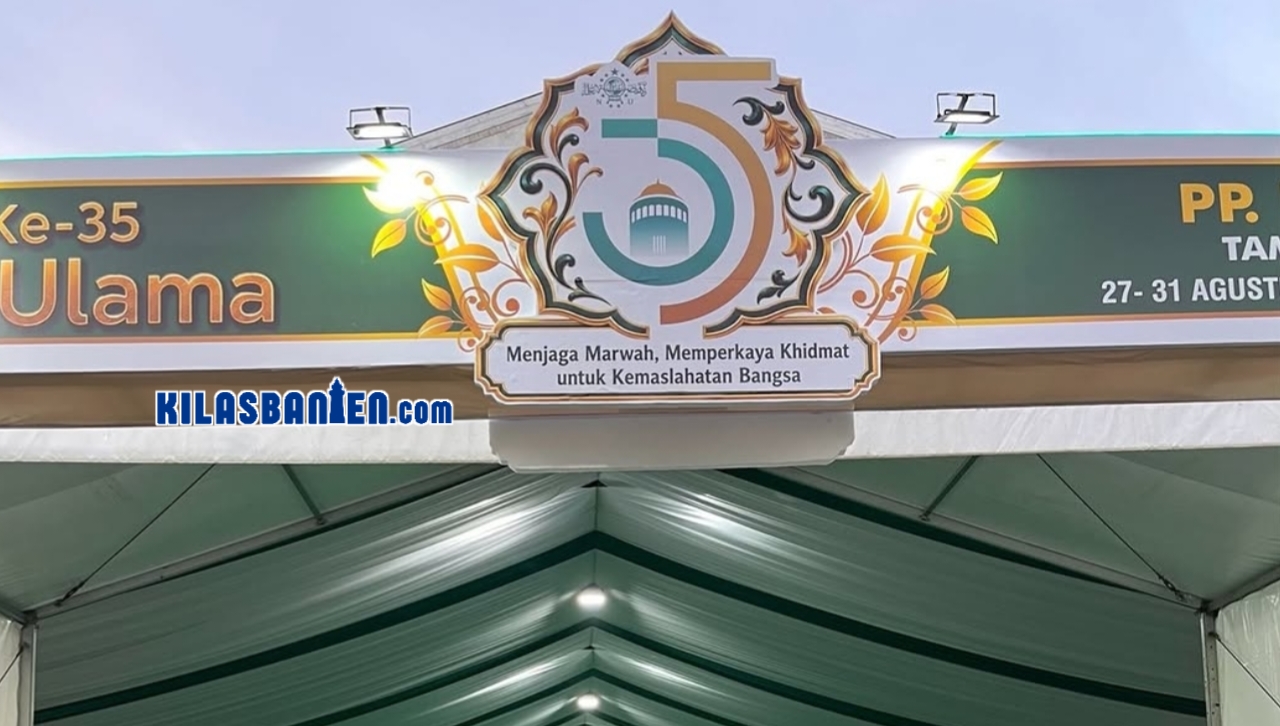 Suasana persiapan Muktamar ke-35 PBNU di Pesantren Bahrul Ulum Tambakberas, Jombang, Jawa Timur, yang menjadi lokasi pelaksanaan forum tertinggi Nahdlatul Ulama periode 2026.
