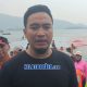 Wali Kota Cilegon, Robinsar mengikuti Pembentangan bendera Merah Putih berukuran sekitar 100,40 meter x 25 meter di perairan Pulau Merak Besar, Kota Cilegon, dalam rangka peringatan HUT ke-81 Kemerdekaan Republik Indonesia.