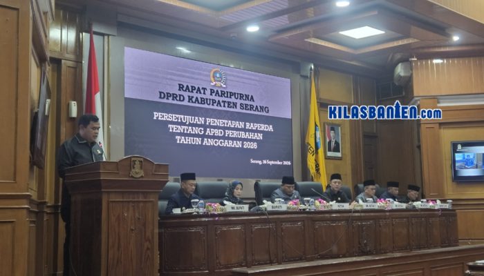 APBD Kabupaten Serang Melejit Rp233,97 Miliar, DPRD dan Pemkab Resmi Sepakati Anggaran Baru, Infrastruktur hingga BPJS Jadi Fokus